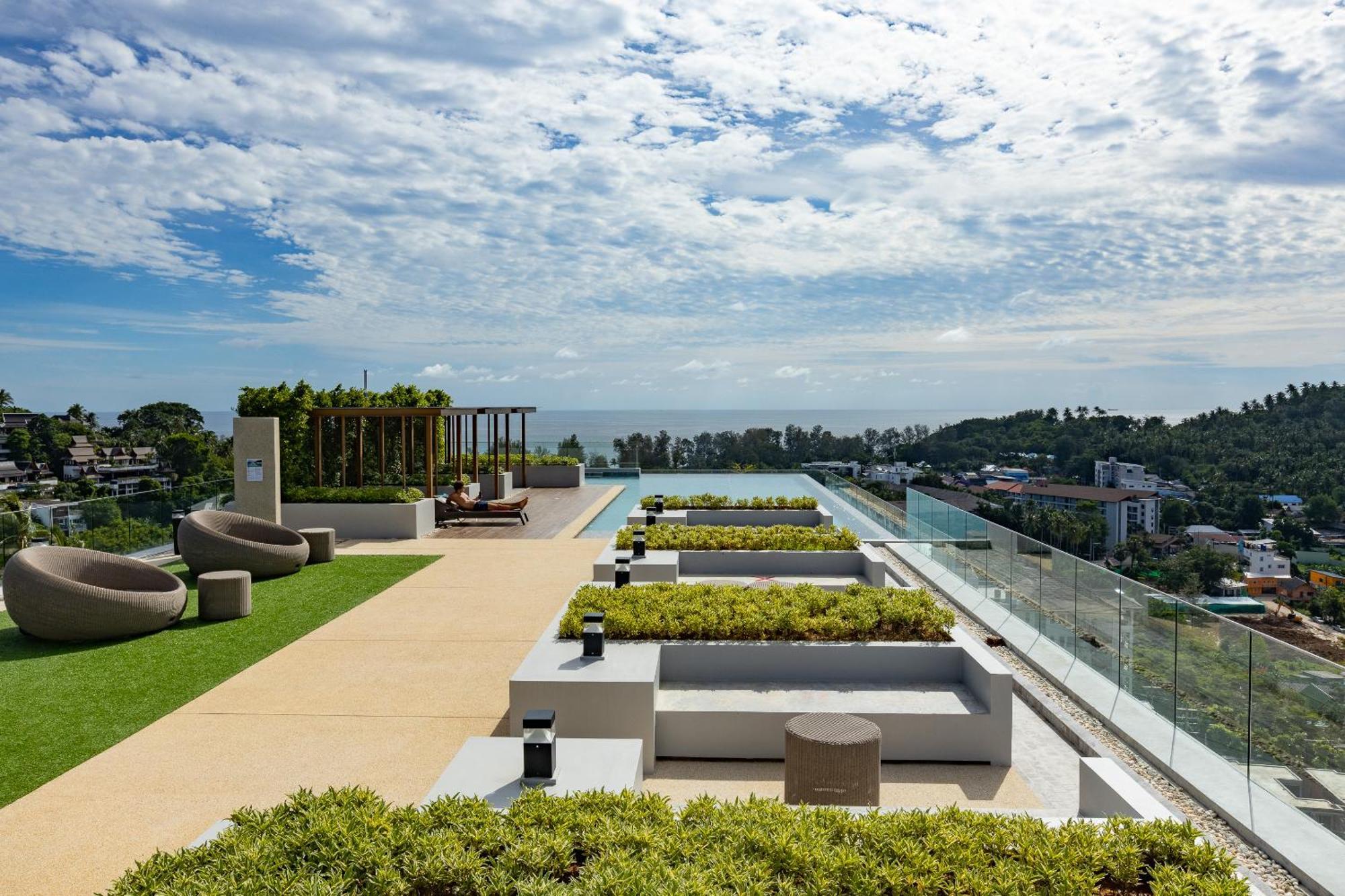 Sea View 1-Br 36 M2 Panora Surin By Holy Cow Apartment Bagian luar foto